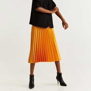 Solitaire Pleated Stretchy Skirt
